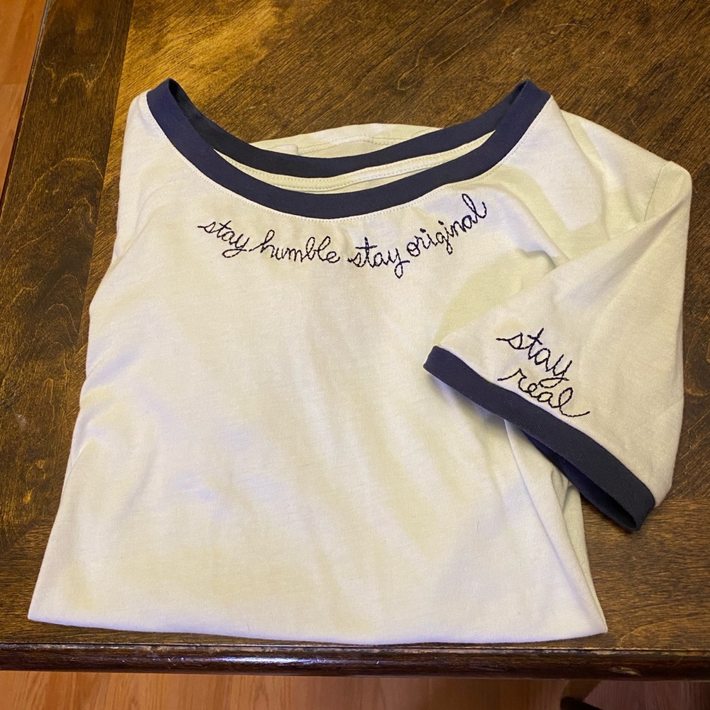 Stitched t shirt